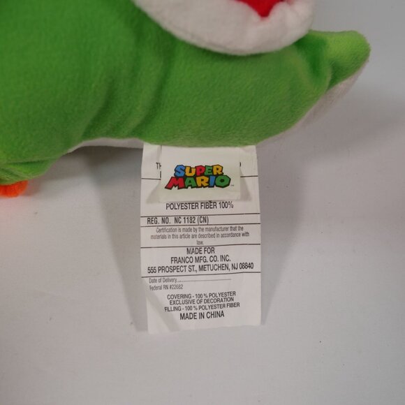 Super Mario Yoshi Green 14" Jumbo Plush Toy Nintendo Stuffed Animal - Picture 5 of 5